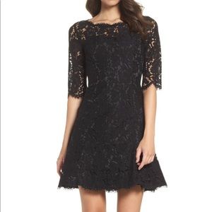 NWT Eliza J Fit and Flare Lace Cocktail dress size 14